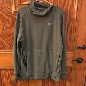 NOBULL women’s large Forest Green High-Neck Hoodie
